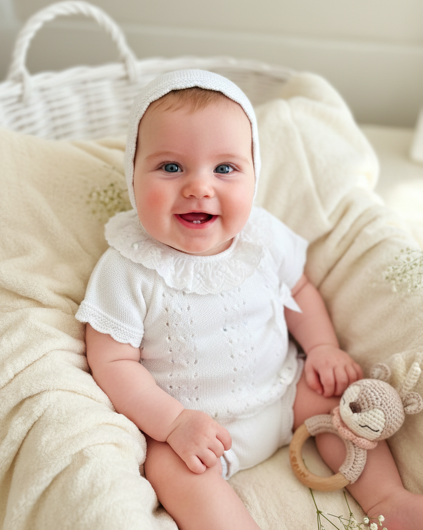 Conjunto Corto Capota Blanco