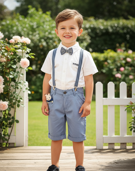 Tirantes Pajarita Azul