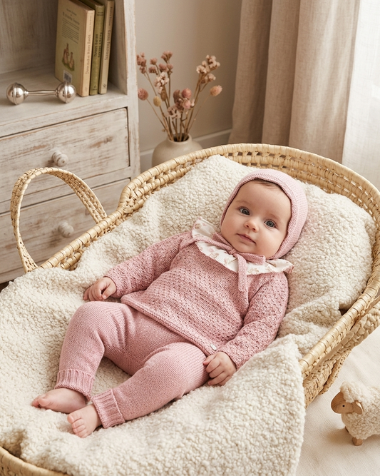 Conjunto 26565 Rosa Empolvado 3 Piezas