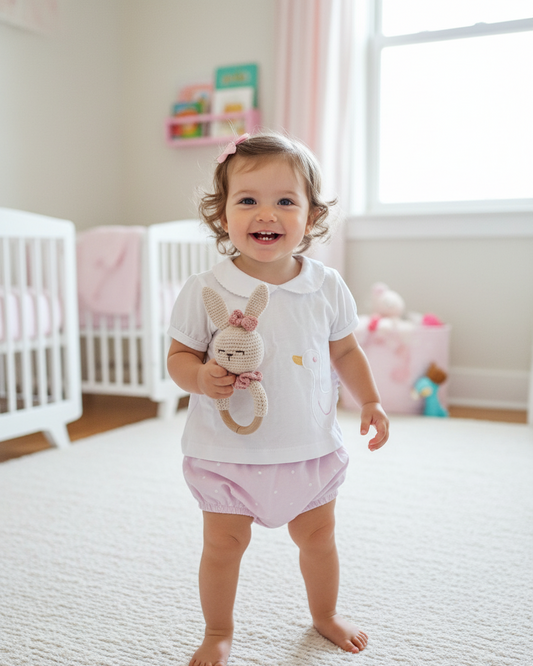 Conjunto Patito Rosa