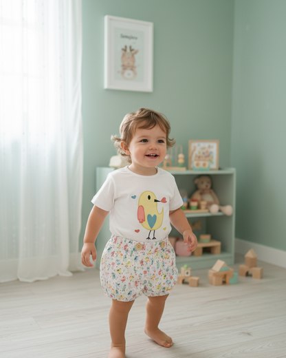 Conjunto Niño Pajarito Corazón