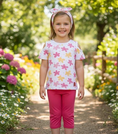 Conjunto Leggins Flores