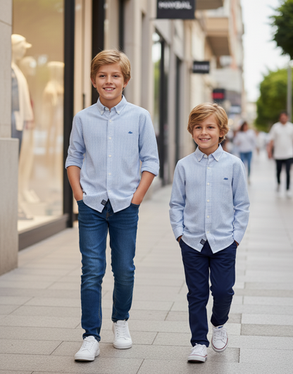 Camisa Oxford listas Spagnolo