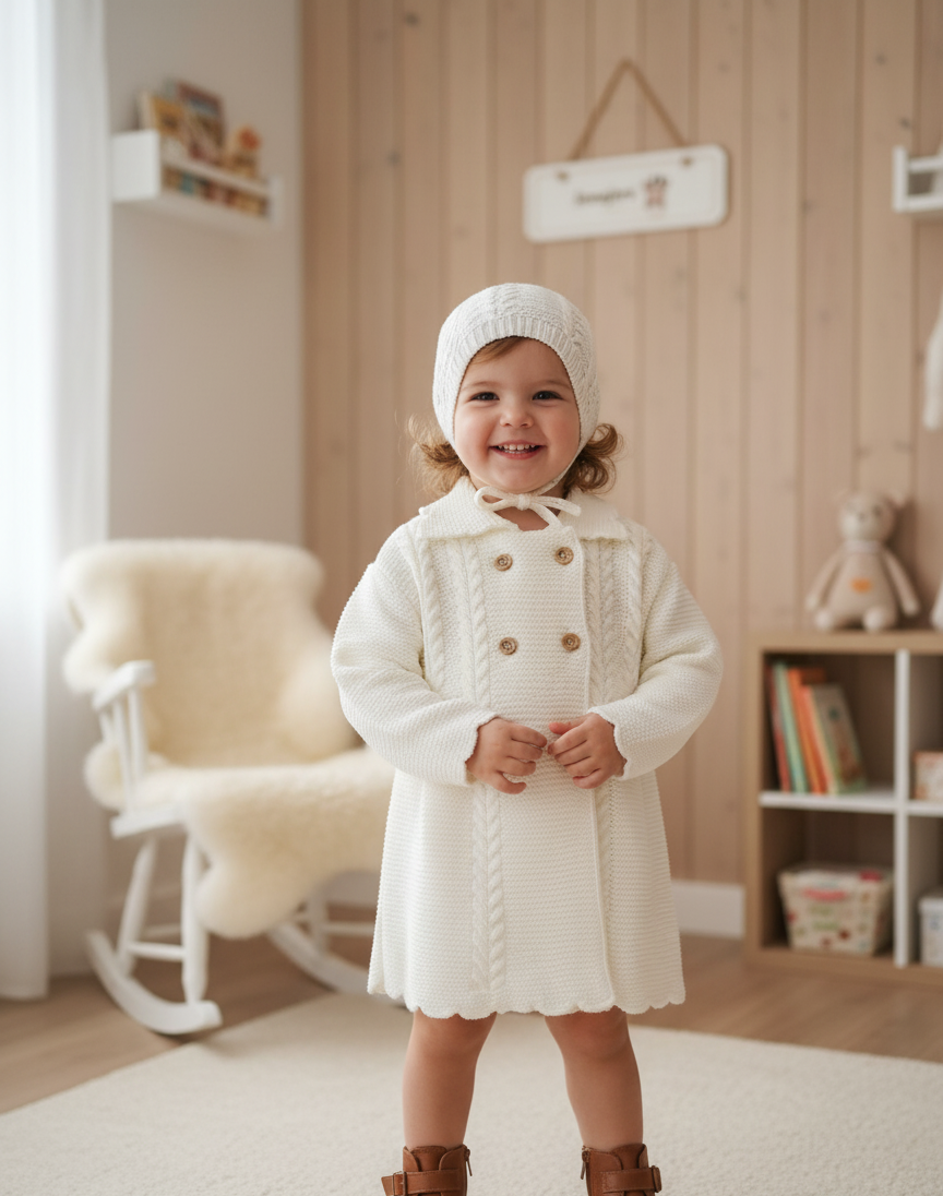 Abrigo Capota Chloe Crema