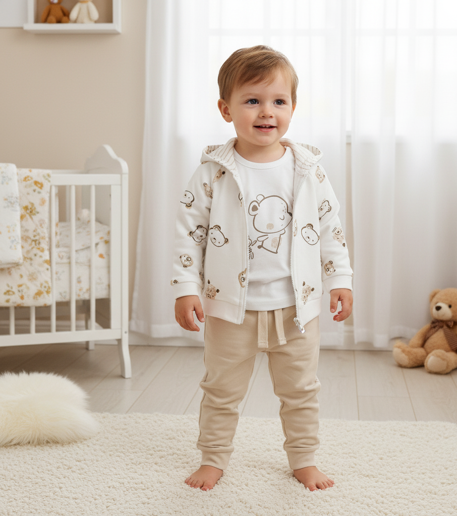 Conjunto 3 Piezas Oso