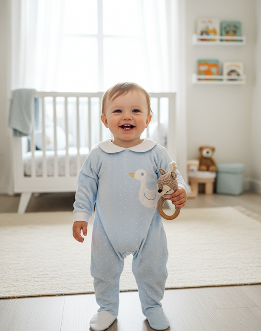 Pijama Patito Celeste