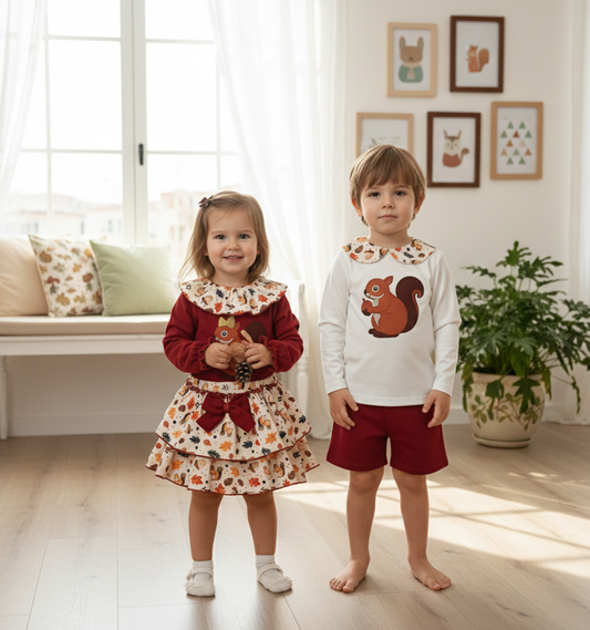 Conjunto Niño Ardilla Soñadora