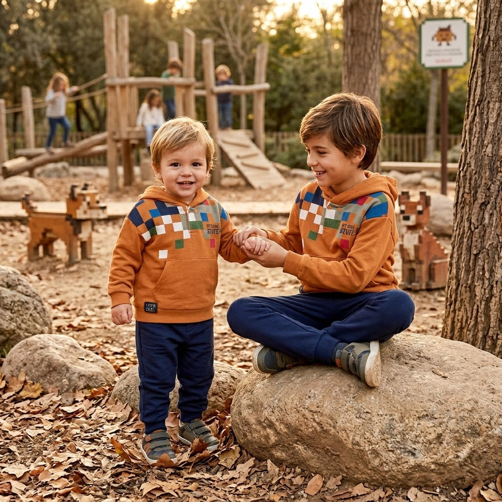 Conjunto Deportivo Pixel Game | Sonajero Kids