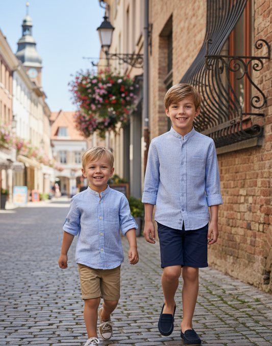 Camisa Spagnolo Azul