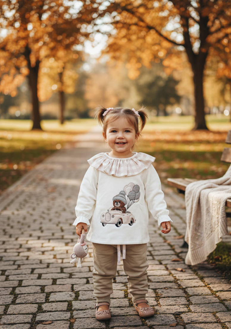 Conjunto Niña Paseo Globo
