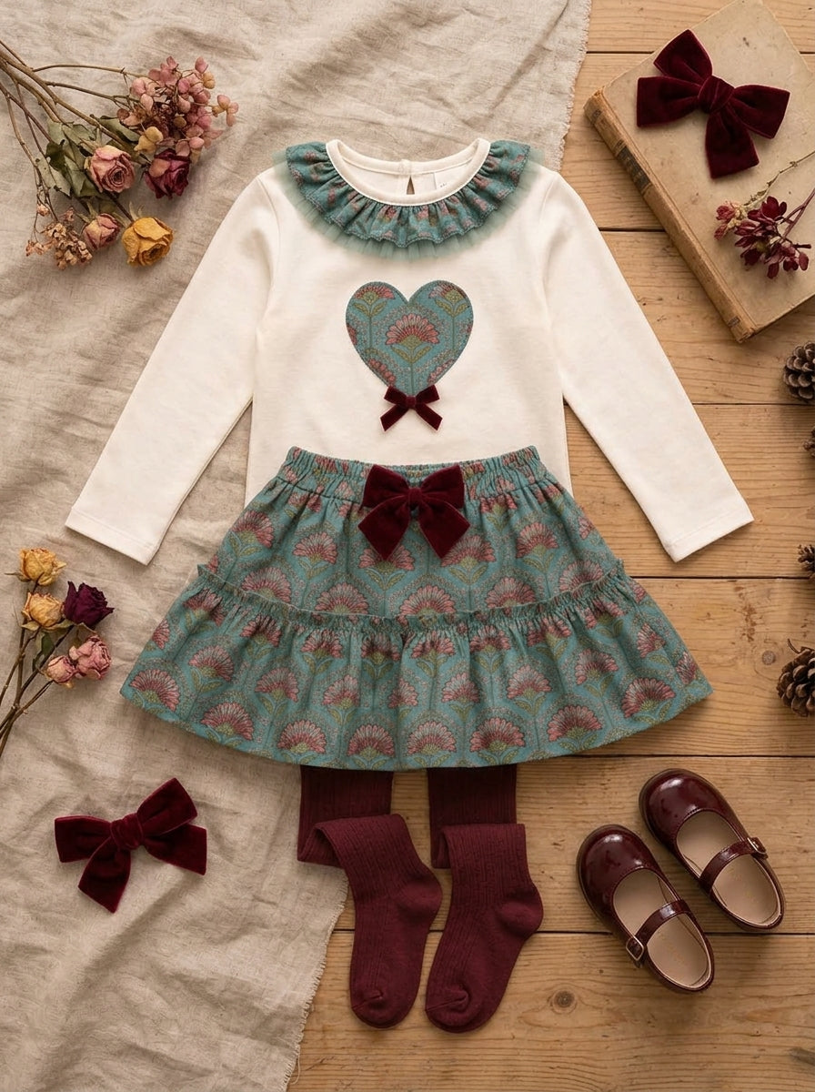 Conjunto Falda My Heart