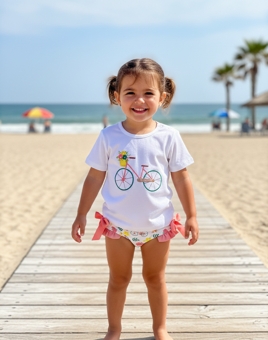 Baño Niña Bicicleta