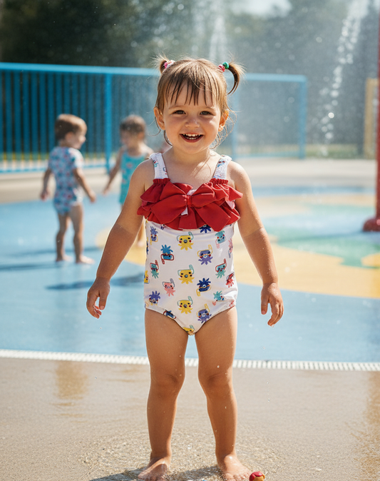 Bañador Niña Pulpos