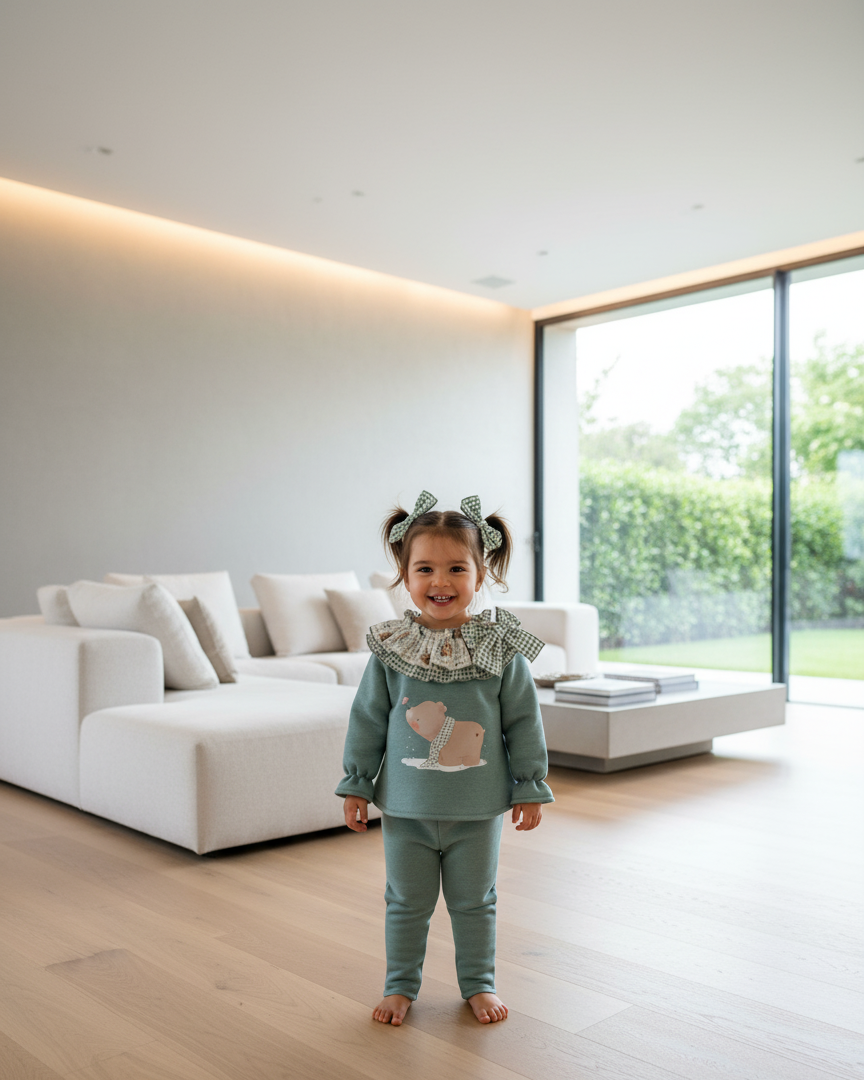 Conjunto 3 Piezas Donatella Verde