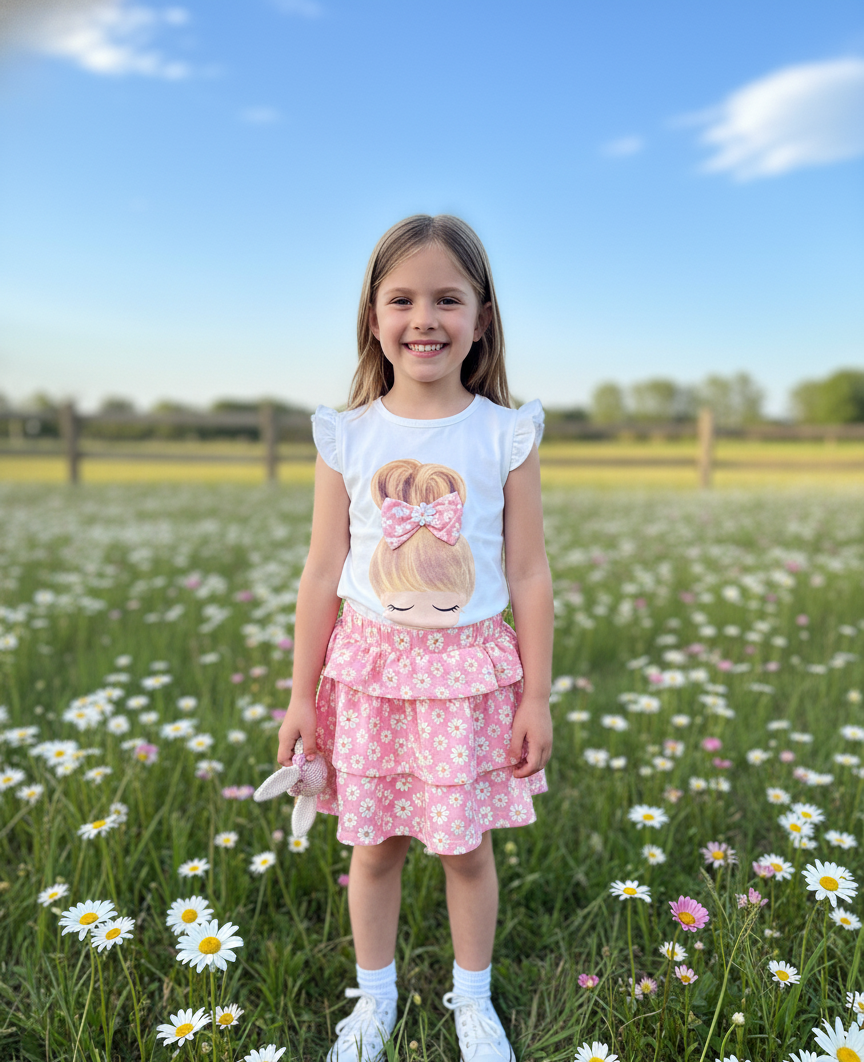 Conjunto Sueño Lazo Fresa