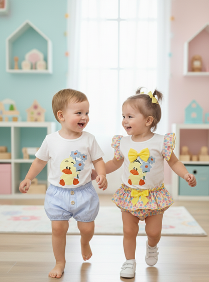 Conjunto Niño Patito Gentil