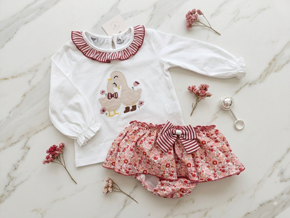 Conjunto Niña Pato Y Pata