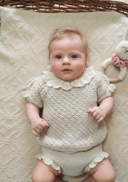 Conjunto Hilo 26059 Crema