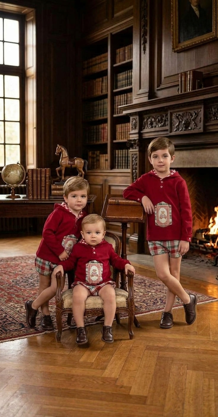 Conjunto Oso Navidad Niña