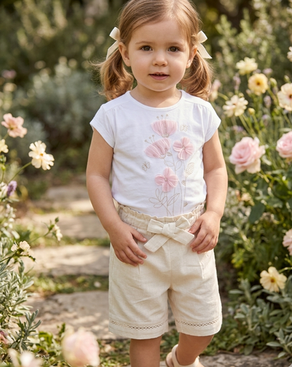 Conjunto Niña Fores Tull