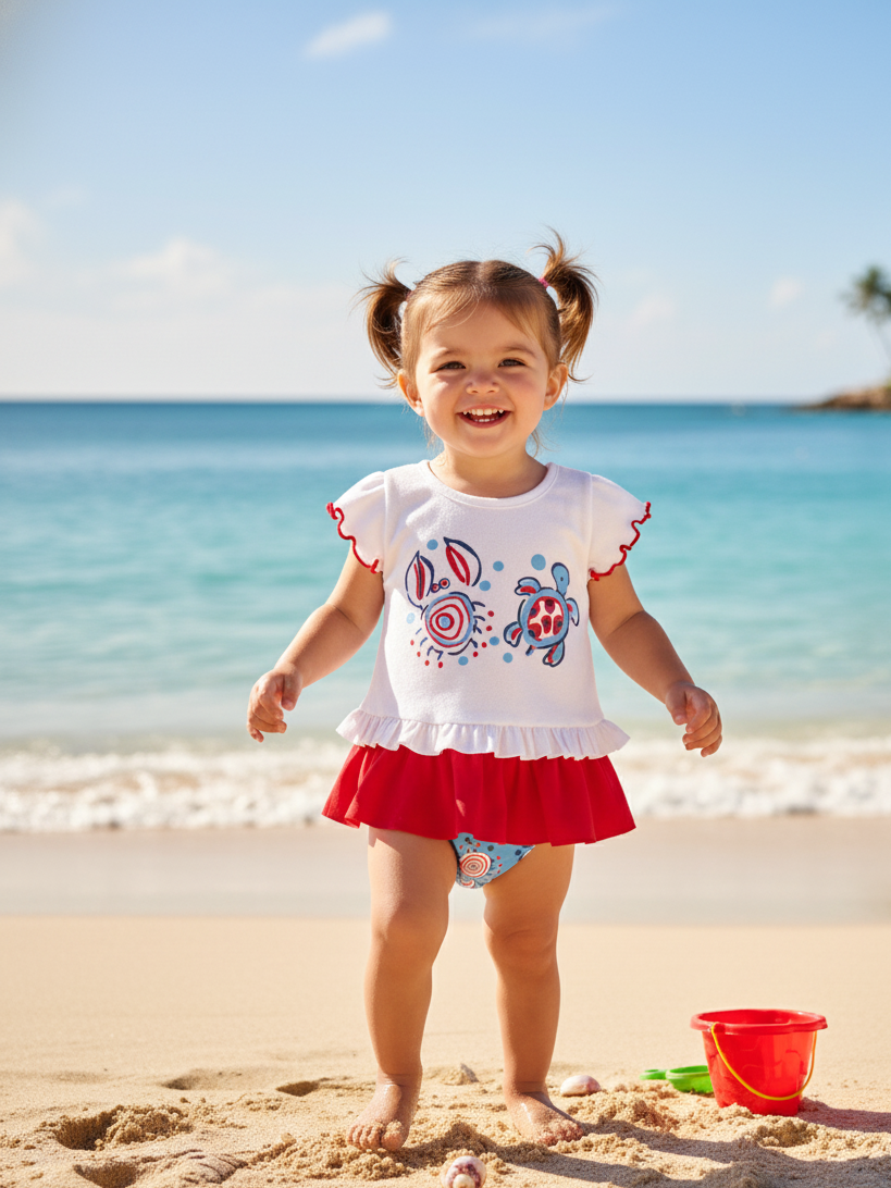 Conjunto Baño Niña Oceano