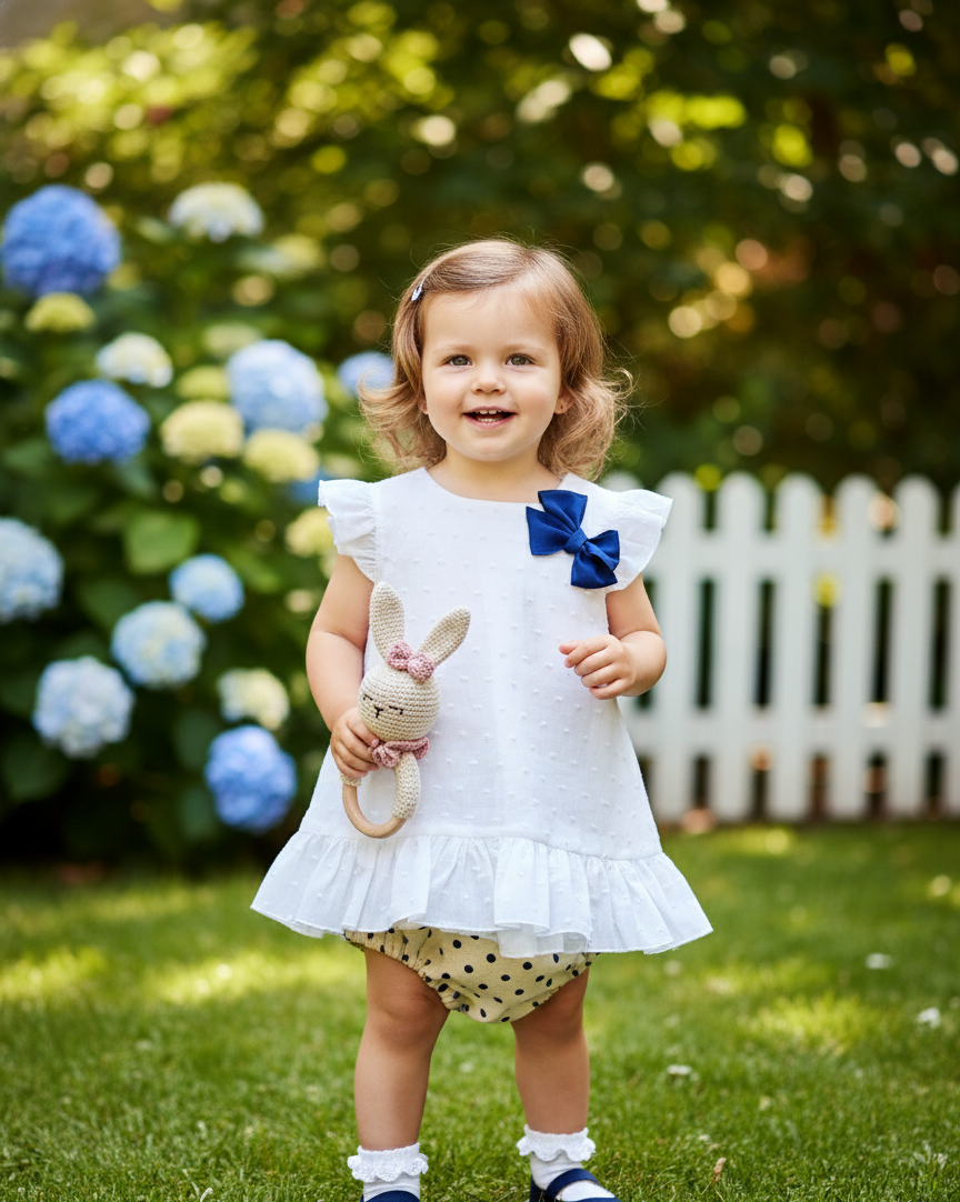 Conjunto Vichy Amarillo