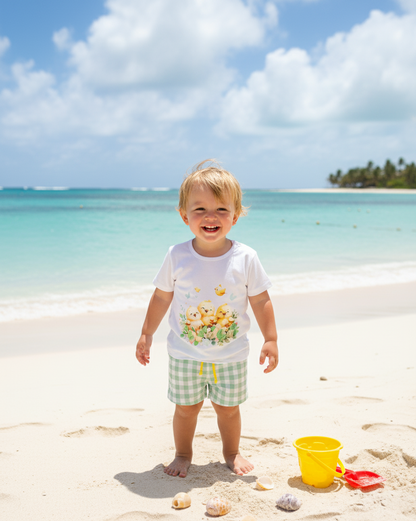 Conjunto Baño Niño Pollitos Pajaritos