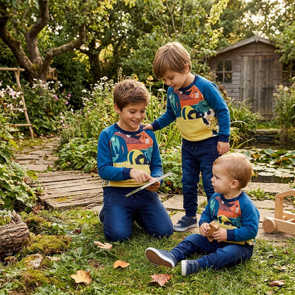 Conjunto Infantil de Sudadera y Jogger Denim | Comodidad y Estilo | Sonajero Kids | Boboli