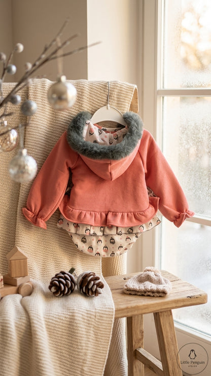 Conjunto Niña Braguita Pinguino