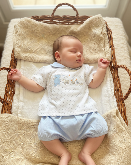 Conjunto Oso Cua Pio Celeste