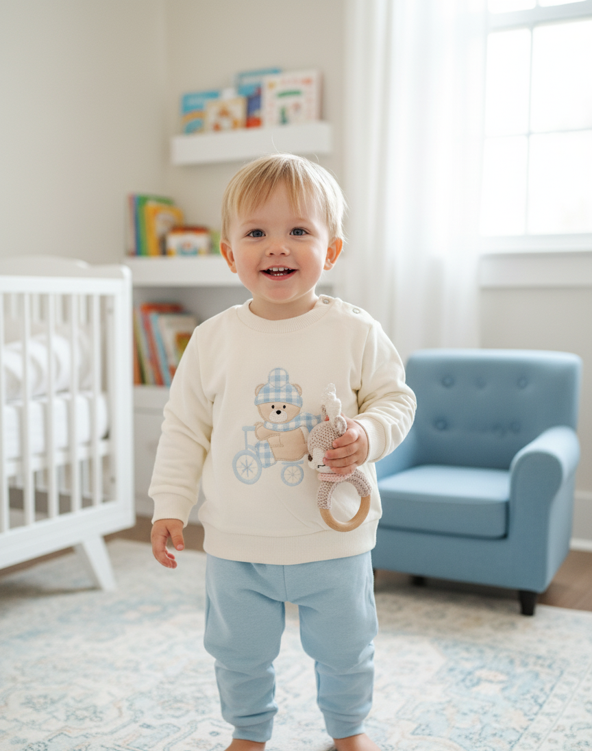 Conjunto Niño Oso Bici