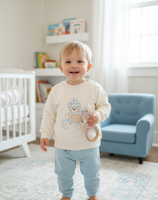 Conjunto Niño Oso Bici