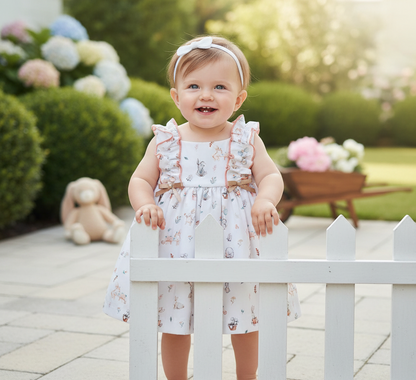 Vestido Nude Animalitos