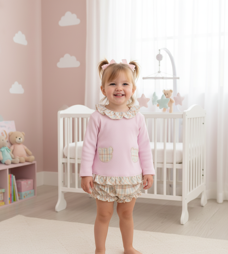 Conjuntos Rosa Ositos