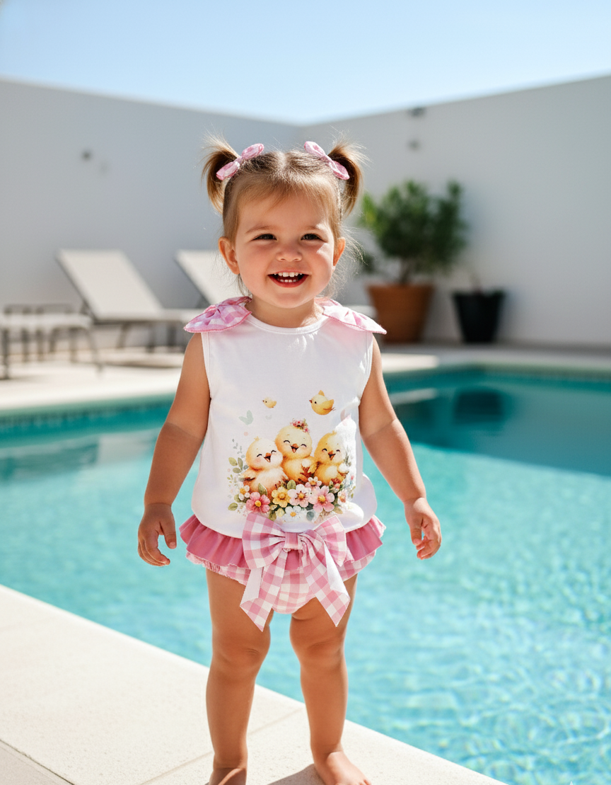 Conjunto Baño Pollitos Pajaritos