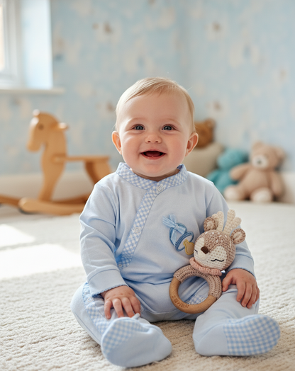 Pelele Chupete Celeste