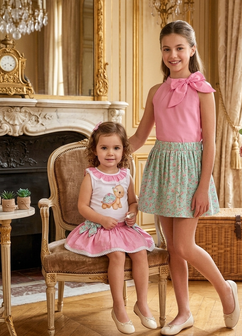 Conjunto Tortuga Floral