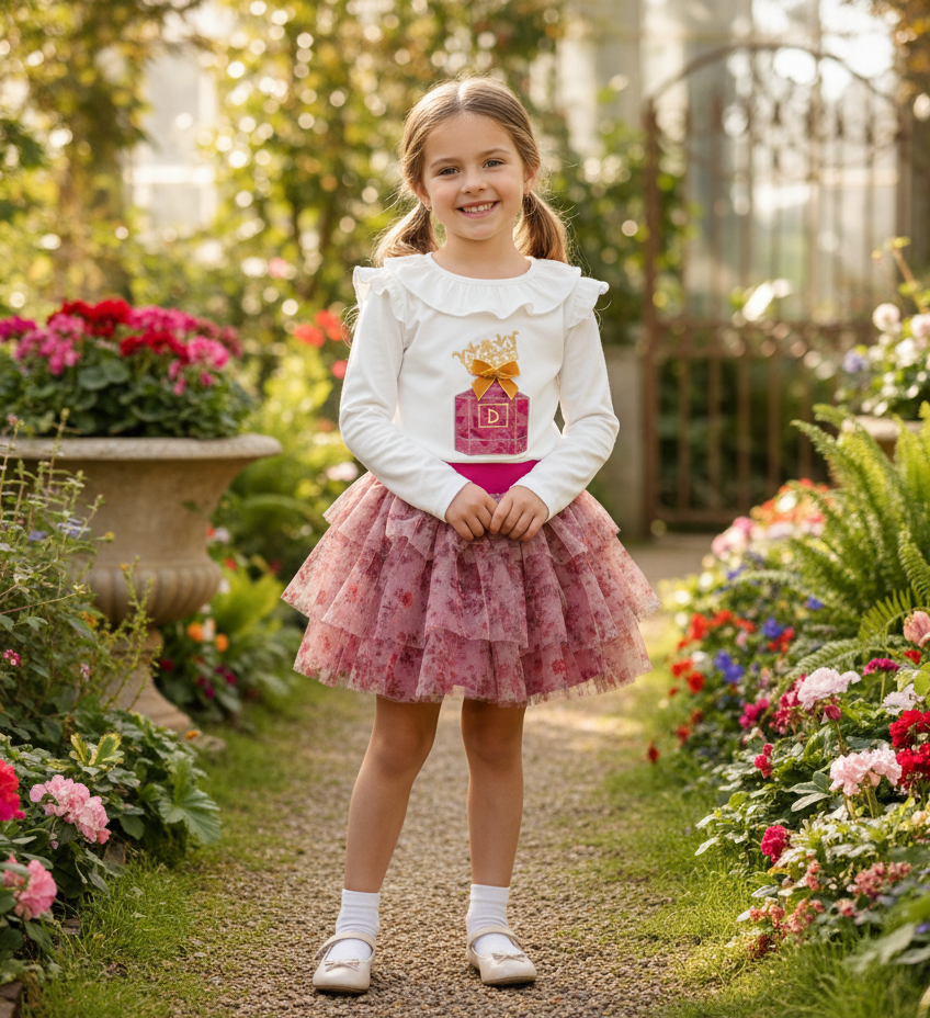 Conjunto Falda Tull Perfume