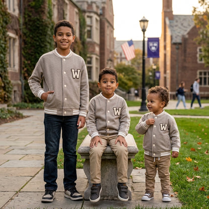 Chaqueta Sudadera Béisbol Infantil Beis | Sonajero Kids