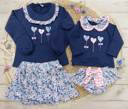 Conjunto Braguita 3 Corazones