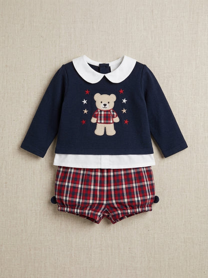 Conjunto Niño Oso Estrellas