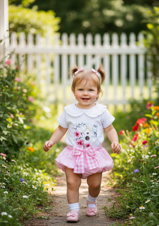 Conjunto Niña Casa Pajarito