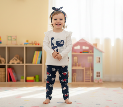 Leggins Love Corazones