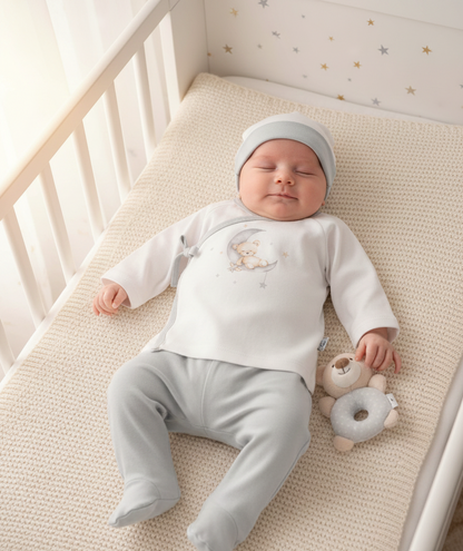 Set Regalo 4 piezas Oso Gris