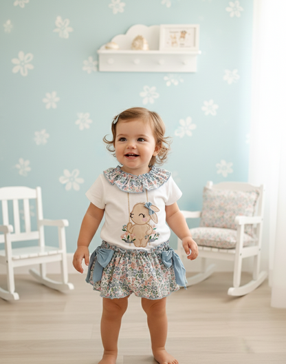 Conjunto Conejita Floral