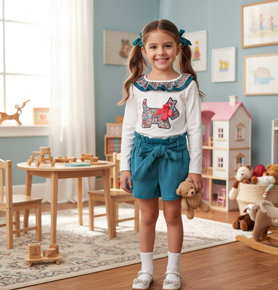 Conjunto Flores Plumeti