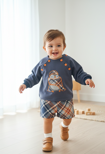 Conjunto Niño Sudadera Pingüino
