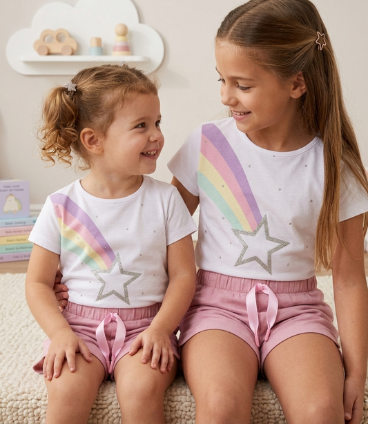 Conjunto Chicco Estrella Rosa