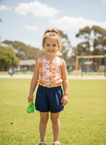 Short Vhichy Mouseline