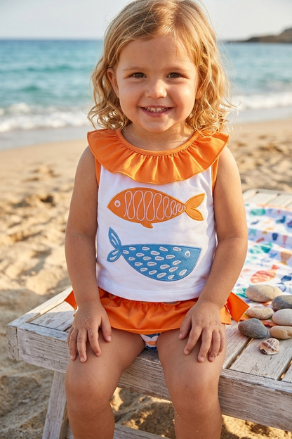 Conjunto Baño Niña Peces